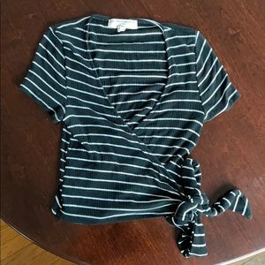 Project Social T v neck tie tshirt